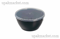 Банка/крышка ВЗЛП 0,360л/д112х55мм чёрная ПП (216шт)