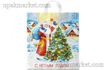 Пакет НГ с петлевой ручкой 38х42см "Волшебный момент" 40мкм ПНД Интерпак /20уп х 25шт/