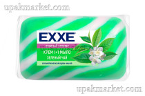 Мыло-крем туалетное EXXE "Зеленый чай" одиночное 80г 
