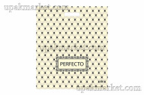 Пакет с вырубной ручкой 42х48 "Перфекто Беж" Тико /6уп х 50шт/