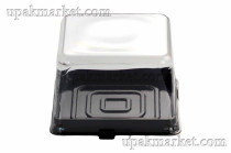 Емкость КР-74 дно черное/крышка Бенто 