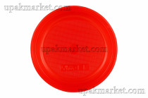 Тарелка пластиковая красная 165мм 4,2гр Стандарт Пластик ПП /20уп х 100шт/