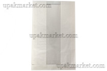 Пакет бумажный пищ. 300х170х40 пищ белый с окном (2000шт) Альянс Сервис