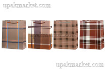 Пакет бумажный подарочный 43 х 31 х 12см Люкс, микс