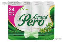 Туалетная бумага GRAND PERO 3-х слойная, 24 рулона в упаковке 