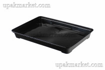 Суши контейнер ПП чёрный дно /224х154х26/ ВЗЛП (350шт)
