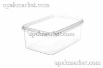 Банка прозрачная прямоугольная 1200мл 191х129х73 ВЗЛП