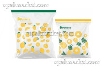 Пакеты универсальные "Лимон, ананас", с двойным замком PATERRA