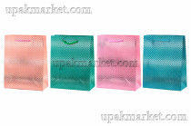 Пакет бумажный подарочный 18х23х8см Люкс