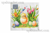 Салфетки 33х33 трехслойные Art Bouquet Веселый цыпленок 20 шт