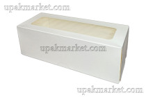 Контейнер под десерт с окном Cake Roll 300х120х100 OSQ (OCQ, OCIQ, ОСК, ОЭСКЬЮ, ОСИКЬЮ)