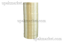 Лента 2 см Атласная Ярко-Желтая 22 м (10 бабин)