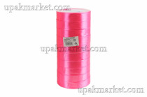 Лента 2 см Атласная Ярко розовая 22 м (10 бабин)