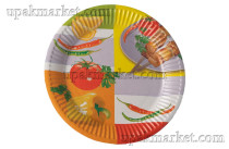 Бум тарелка Папирус д.180мм Пикник /14уп * 50шт/ (700шт)