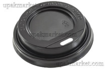 Крышка для стак. Экопак д.62мм (0,100л) черная (20уп х100шт) (2000шт)