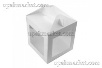 Контейнер под десерт с окном Jumpl (под куличи) S 120x120x160 OSQ (OCQ, OCIQ, ОСК, ОЭСКЬЮ, ОСИКЬЮ) 