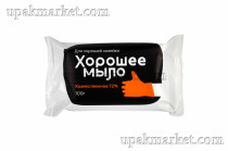 Мыло хозяйственное "Хорошее мыло" в индивидуальной упаковке, 100гр  Меридиан