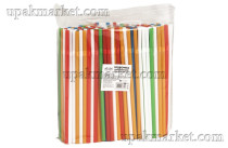 Трубочки для коктейля  5х240 с изгибом цветная AVIORA /46уп х 250шт/