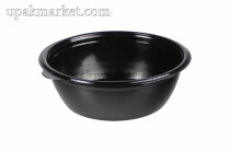 Тарелка ССПК-14154/144х150х47/ (РР) черная 375 мл(300шт)