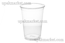 Стакан прозрачный PET VEGGO 0,400 д.95
