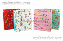 Пакет бумажный подарочный 31х42х12см Люкс c тиснением