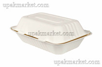 Ланч-бокс 230х158х79 из сахарного тростника /2уп х 100шт/