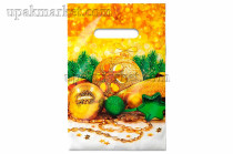 Пакет НГ с вырубной ручкой 20х30см "Искринка" Интерпак /20уп х 100шт/