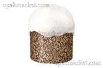 Форма бумажная для куличей d134хh100мм ФЛОРА 