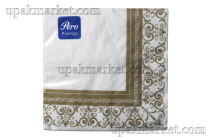 Салфетки 33х33 3-х слойные "Аэлита" 20 листов, PERO Prestige