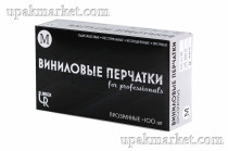 Перчатки винил.неопудр. LINGER M  /10х100шт/ (10)