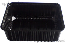 Контейнер прямоуг. низкий 1л Д-Полимер черный 179*132*65 /10уп*50шт/ (500шт)