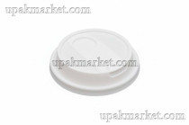 Крышка для стакана тип М Покров 90мм ПП Белая 16уп х 50шт