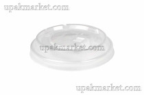 Крышка для стакана тип Д д.80мм ПП Прозрачная Покров /20уп х 50шт/