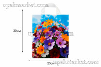 Пакет с петлевой ручкой 25х30 "Космея" 60мкм МП /40уп х 25шт/