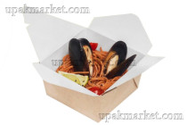 Ланч бокс картонный 600мл Meal Box S 118х118х65мм OSQ