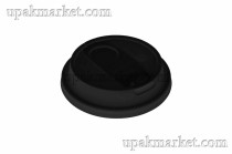 Крышка для стакана тип М Покров 90мм ПП Чёрная 16уп х 50шт