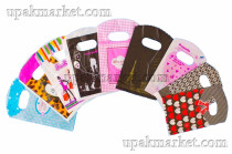 Пакет подарочный 14х20 Ассорти /10уп х 50шт/