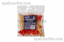 Пика "Сердце красное" 12см 100шт AVIORA 