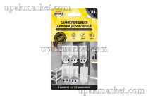 Самоклеящиеся крючки для ключей 2х3см AVIORA