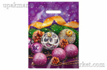 Пакет НГ с вырубной ручкой 30х40см "Блеск" Интерпак /20уп х 50шт/ 