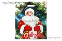 Пакет НГ с вырубной ручкой 38х47см "Любимый дед" Интерпак /20уп х 50шт/