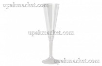 Бокал для шампанского 160мл прозрачный на высокой ножке ВЗЛП