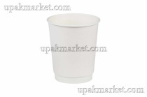 Стакан бумажный 250мл 80мм Белый двухслойный ГН Виридо /20уп х 20шт/