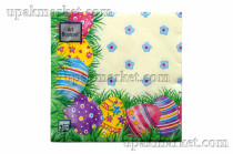 Салфетки трехслойные Art Bouquet Пасхальные яйца №1, 20 шт