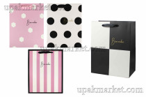 Пакет бумажный подарочный 43х31х11см Люкс микс