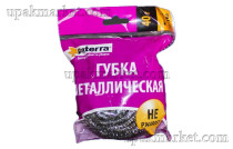 Губка металлическая для мытья посуды (спираль, оцинкованная) PATERRA