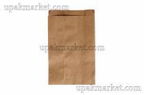 Пакет бумажный пищ. 250х140х60 жиростойкий крафт бурый  Альянс Сервис