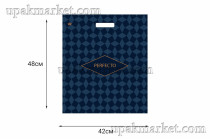 Пакет с вырубной ручкой 42х48 "Перфекто Калейдоскоп" Тико /12уп х 25шт/