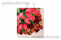 Пакет с петлевой ручкой 38х42см "Каприз" Интерпак /20уп х 25шт/