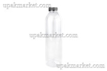 Банка ПЭТ 1,0л "Детокс" + черная крышка №38 ФРЕШ круглая (Хорека)